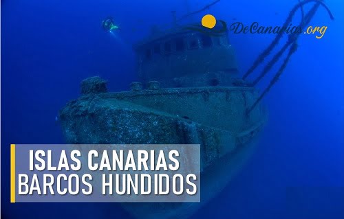 Pecios hundidos en Canarias